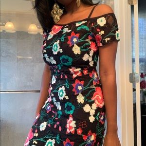 Guess Floral Lace Embroidered Dress 6